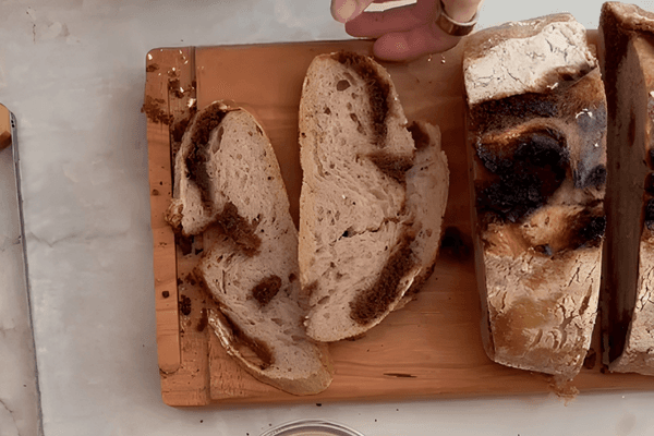 Heather’s Chocolate Chip Cookie Dough Sourdough Loaf